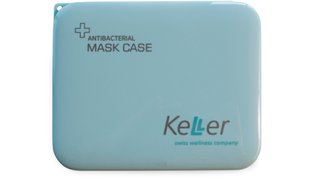 Masken-Case antibakteriell, blau